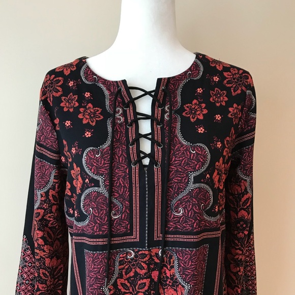 Abercrombie & Fitch boho lace-up shift dress - Picture 2 of 7